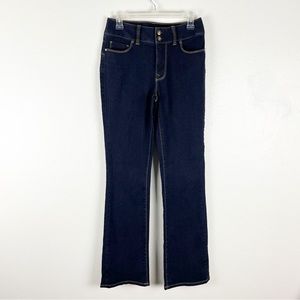 BOSTON PROPER Dark Wash Flared Leg Jeans, Size 4